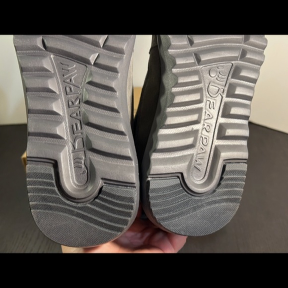 BEARPAW Cheryl Suede Wool Blend Lining Winter Boots Charcoal/Black Womans 10 - Picture 14 of 16